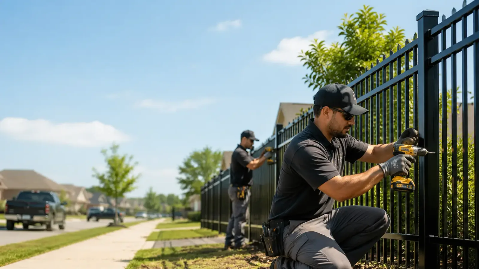 Metal Fence Installation in Roxana, KY